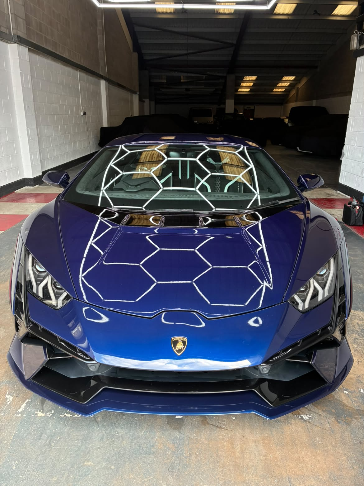 Full exterior detail on a luxury vehicle showing pristine paintwork