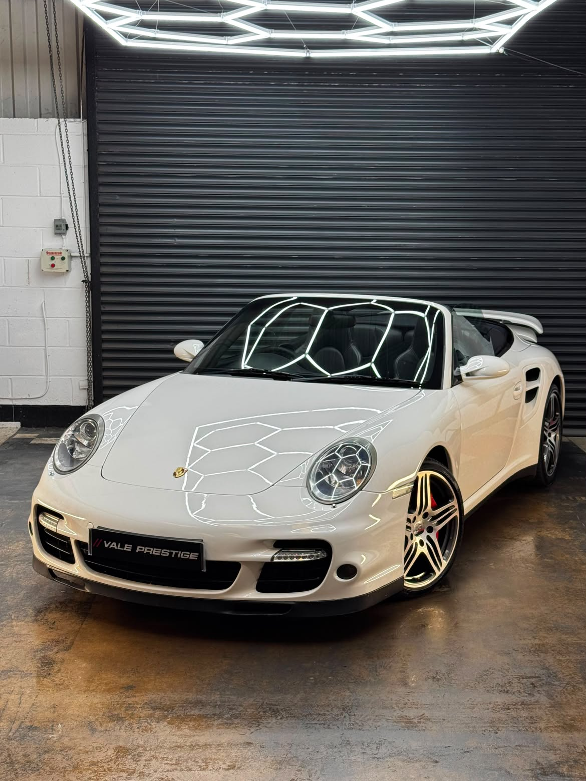 Before and after comparison showing neglected paint restoration