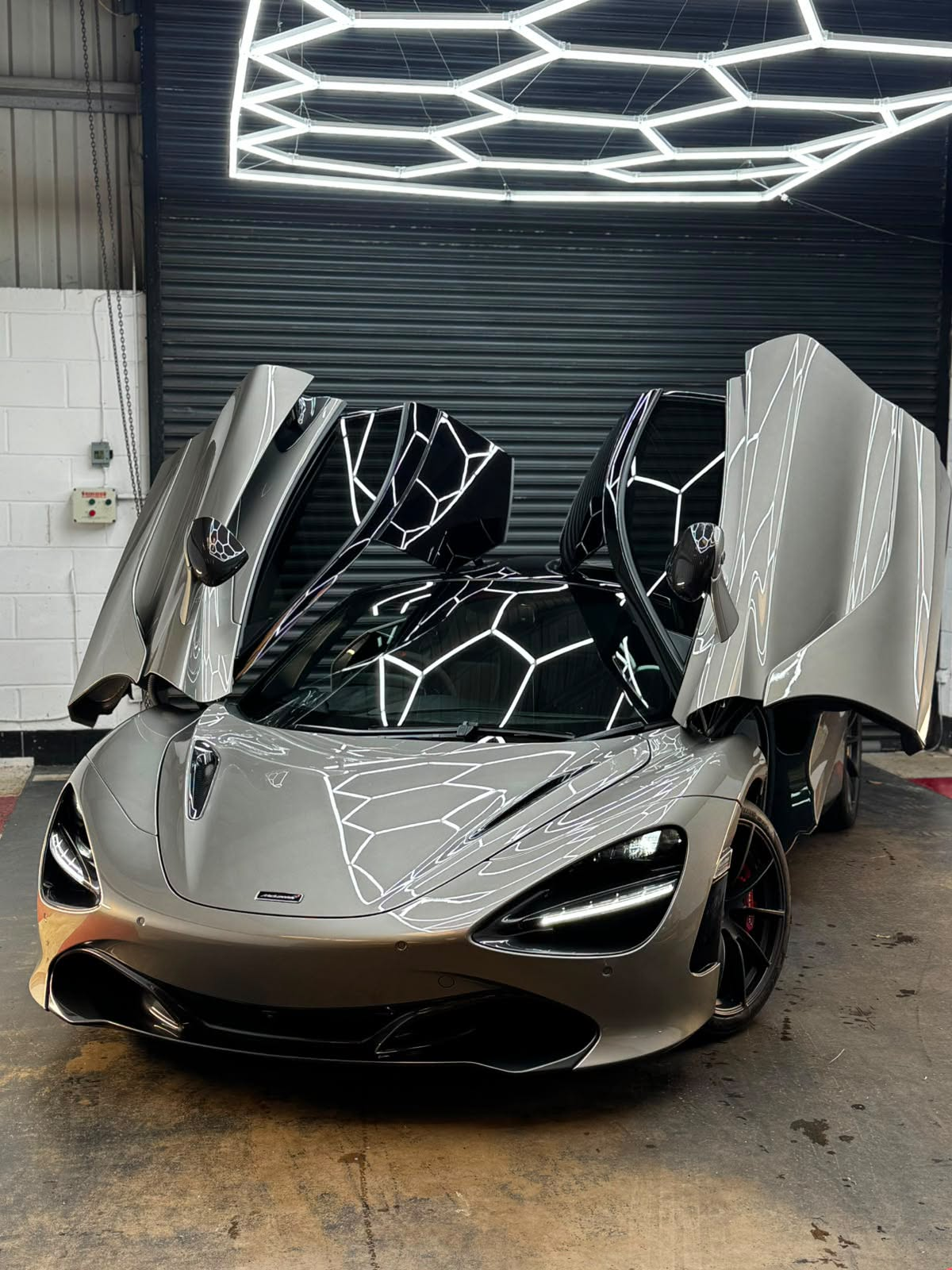 Exterior shine detail highlighting mirror-like reflection on vehicle surface