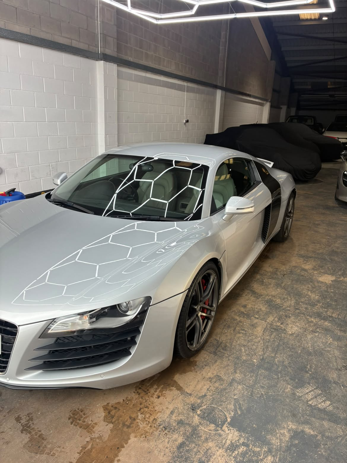 Ceramic gloss coat applied showing deep shine and paint protection